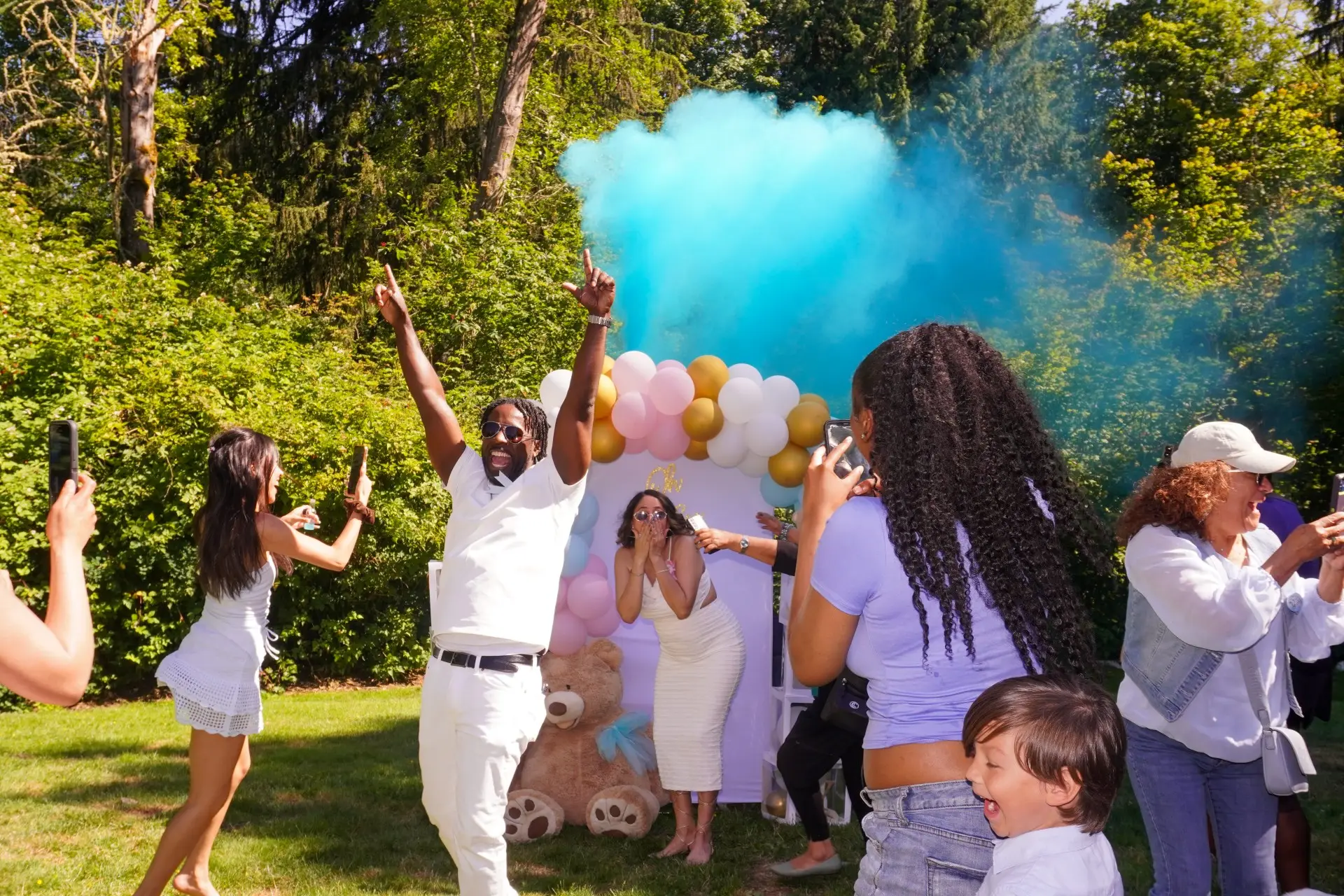 Photographer editing an image